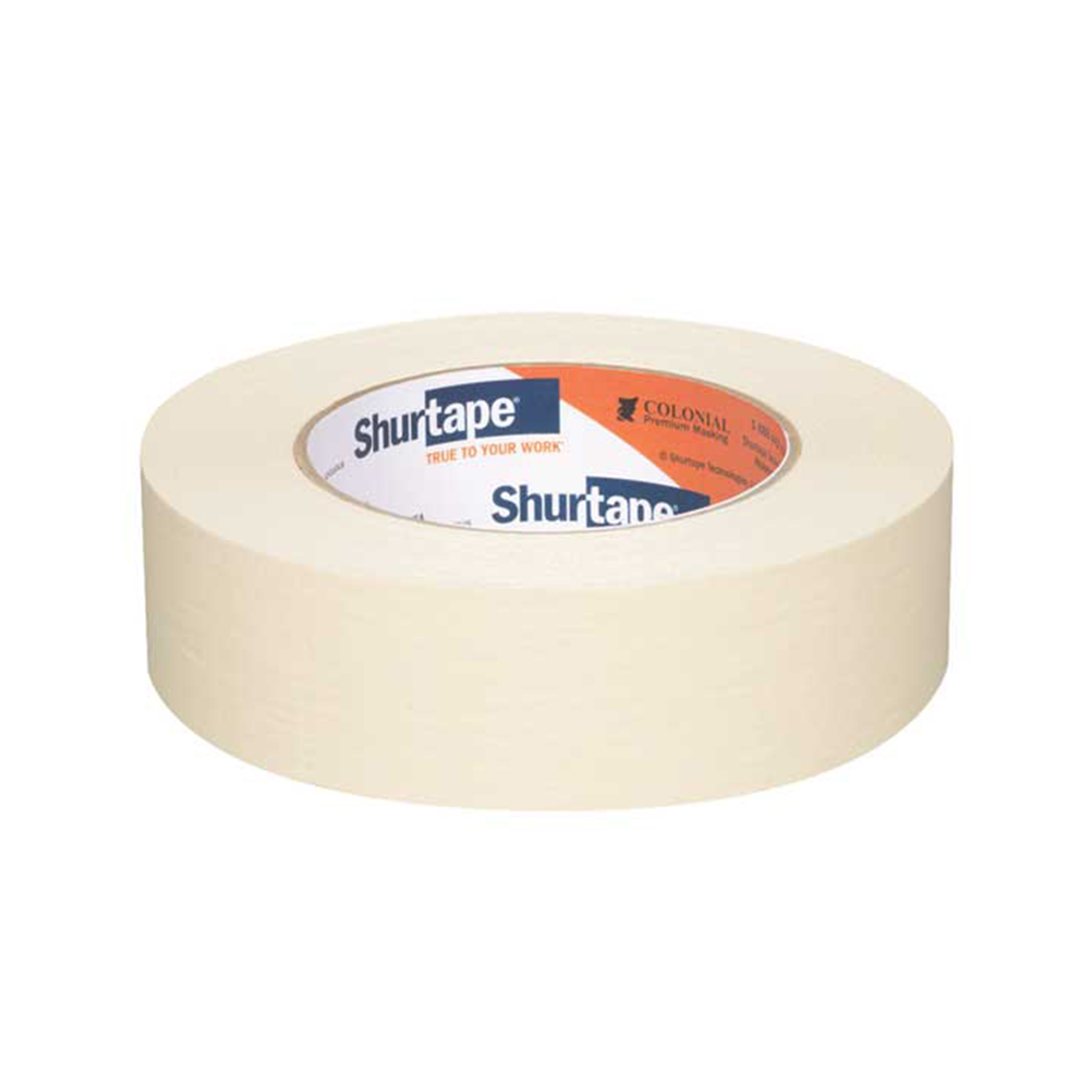 Shurtape Colonial Premium Grade Masking Tape — 36mm x 55m, 6.4 Mil, High Adhesion, Beige, Model# SHT100749